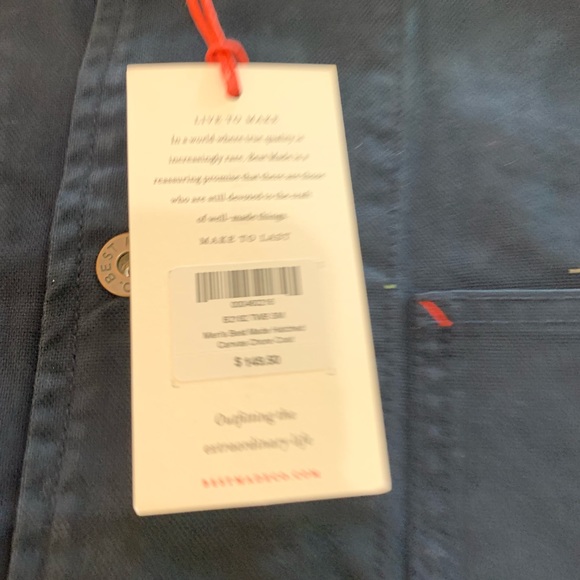 Best Made Co. Hatched Canvas Chore Coat - Picture 3 of 4